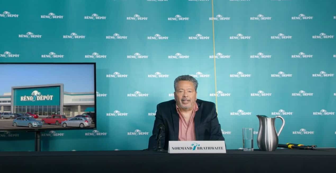 Normand Brathwaite et Réno-Dépôt se retrouvent 