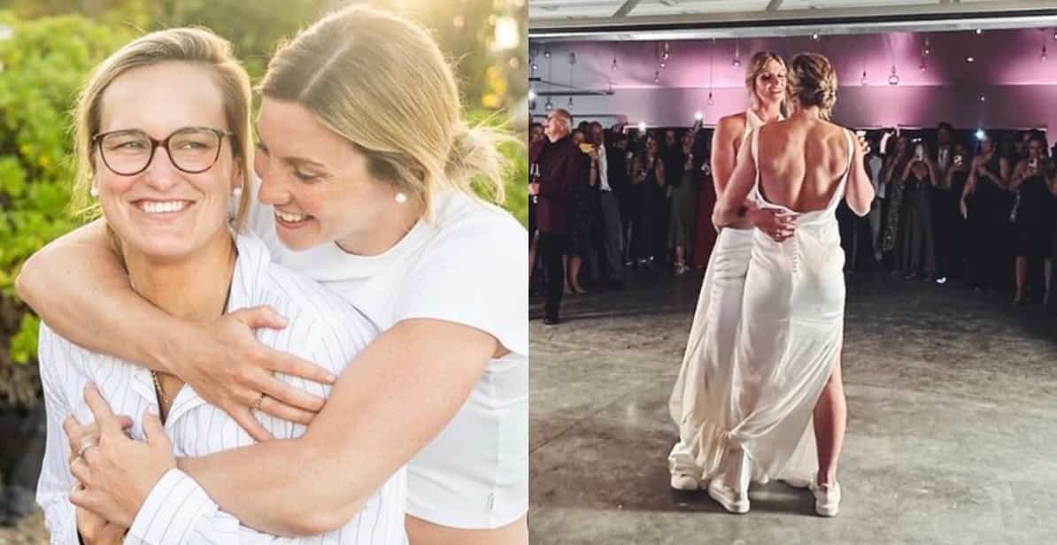 Image principale de l'article Marie-Philip Poulin s’est mariée à sa coéquipière