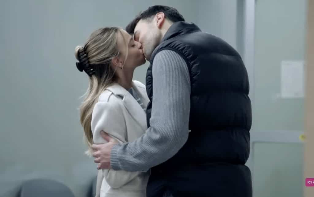 Le chum de Noémie Lacerte embrasse Ludivine Reding