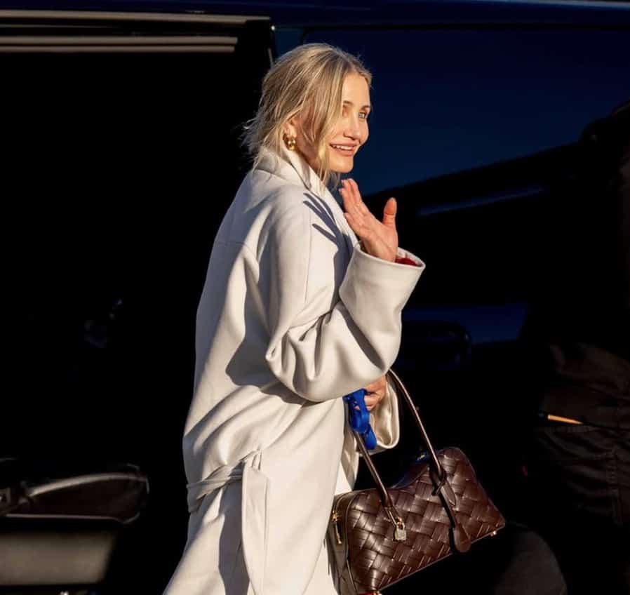 Cameron Diaz, en beauté, fait une rare apparition