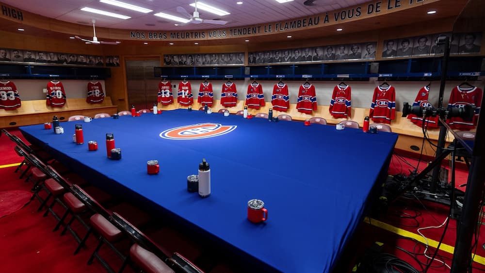 Repêchage: le Canadien installe son quartier général dans le vestiaire
