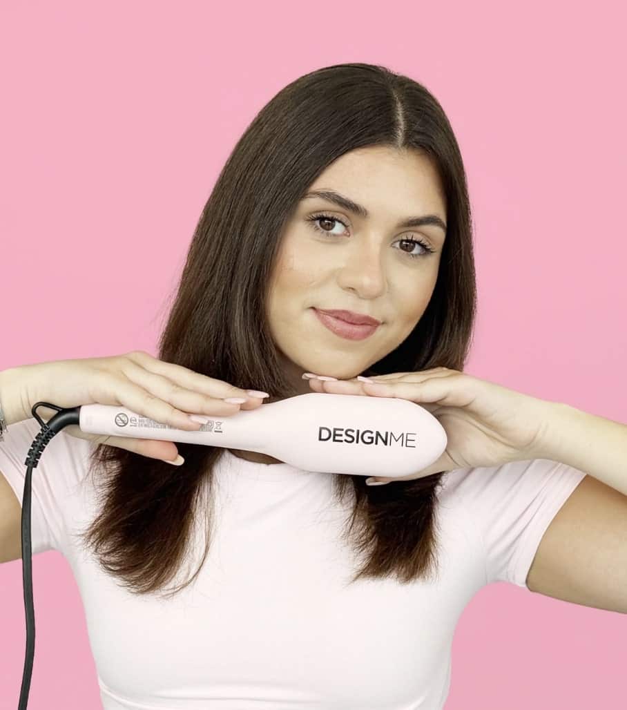 Une brosse chauffante conçue ici