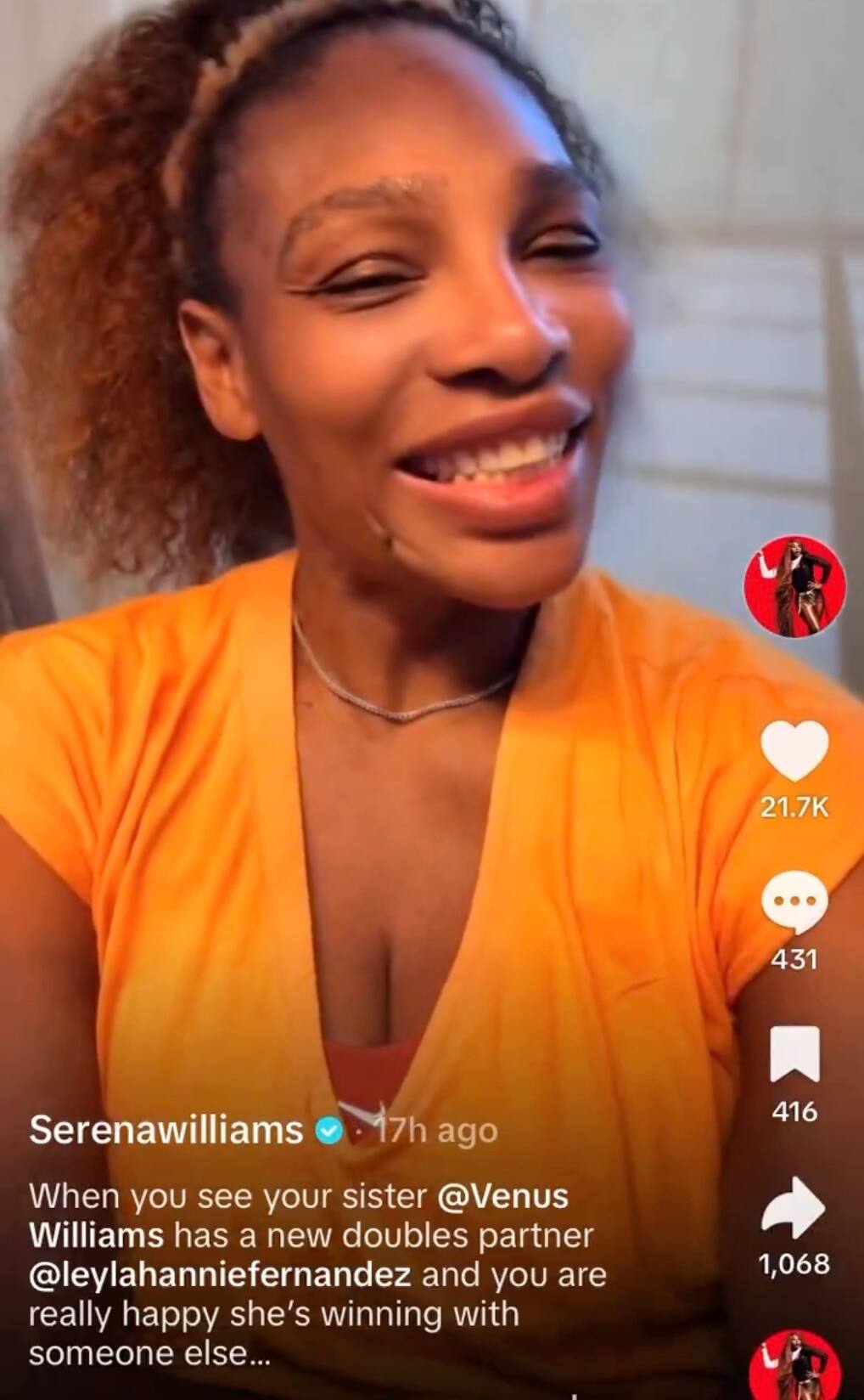 US Open | Serena Williams a prodigué des conseils à Venus et Leylah Fernandez (en fait