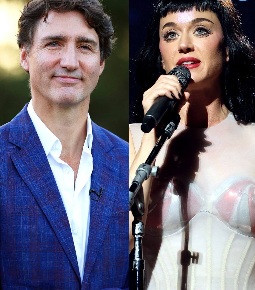 Trudeau et Katy Perry à la Une d’un magazine