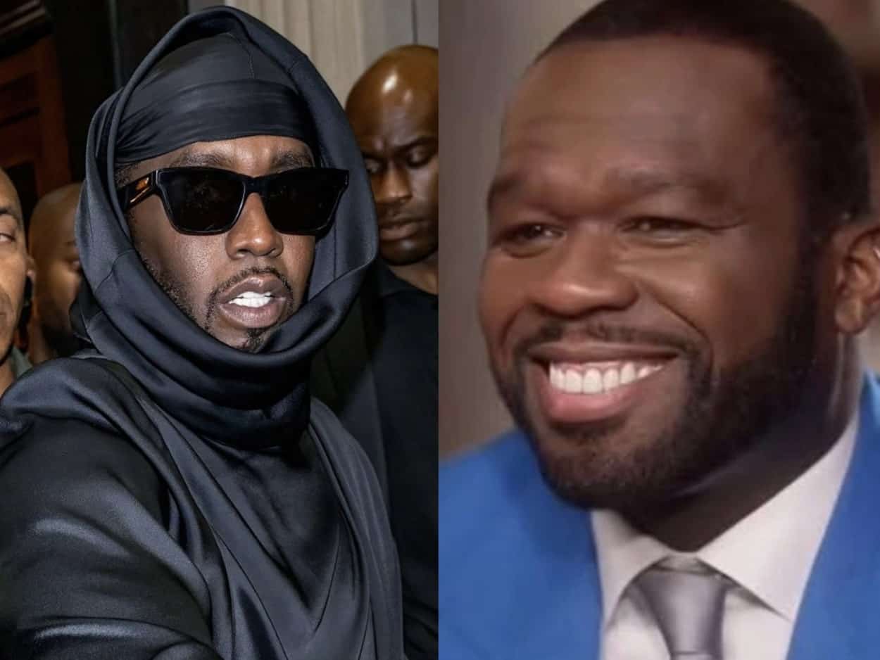 P. Diddy surprend 50 Cent avec des fleurs