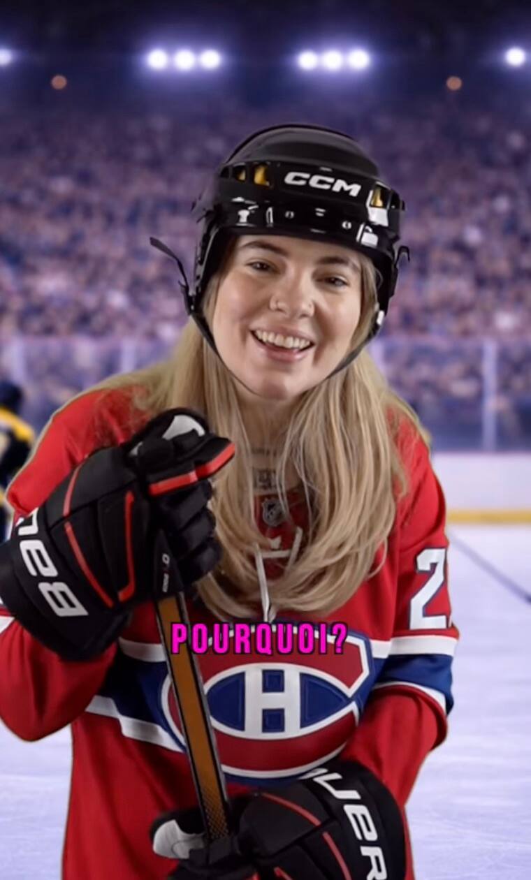 Image principale de l'article Roxane Bruneau offre une parodie lesbienne