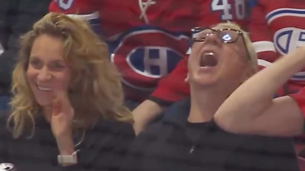 Léane Labrèche-Dor et son père connu étaient à la joute de gouret de jeudi soir