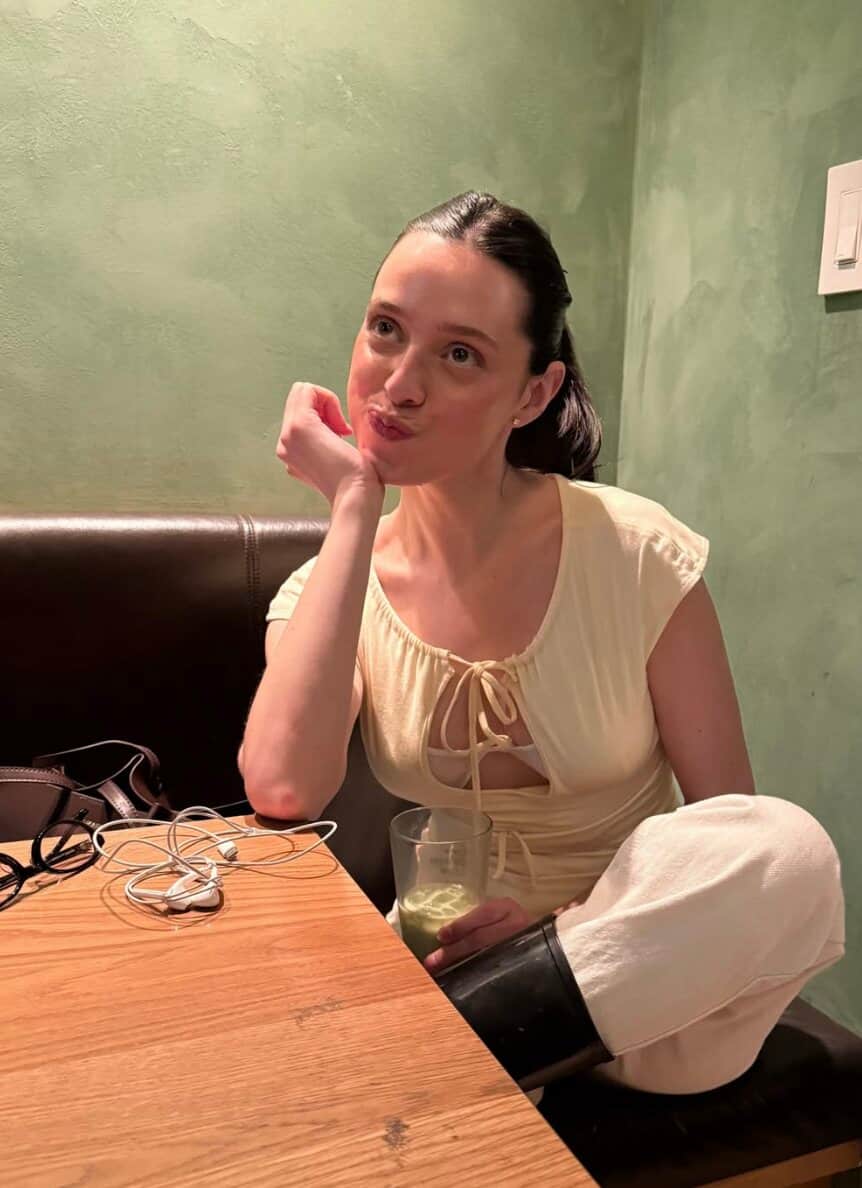 Elle franchit cette étape de mariage importante
