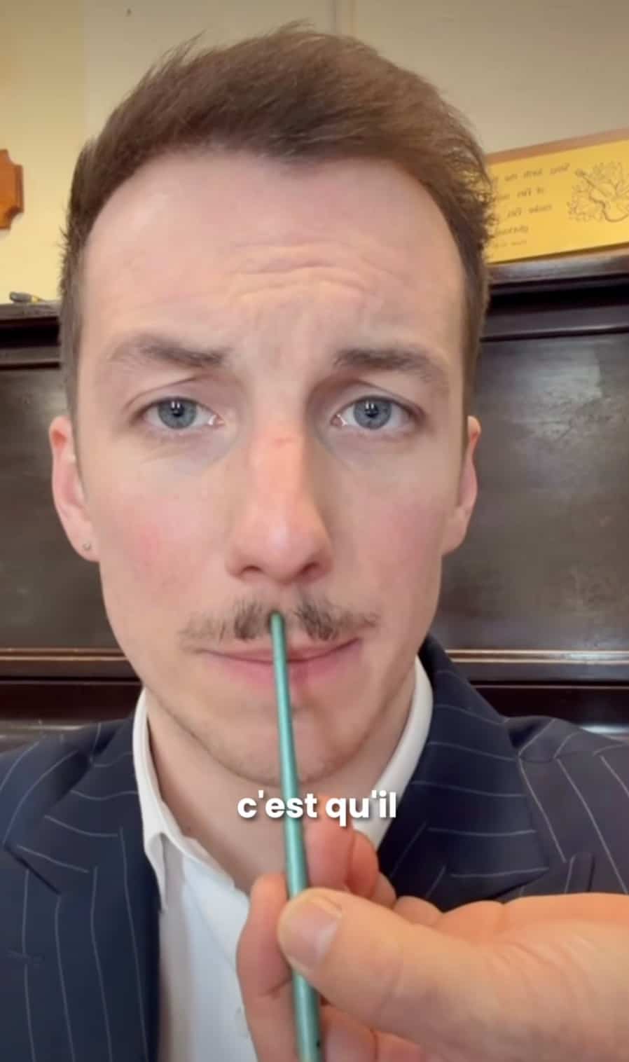 Image principale de l'article Pierre-Luc Funk se moque de sa moustache molle