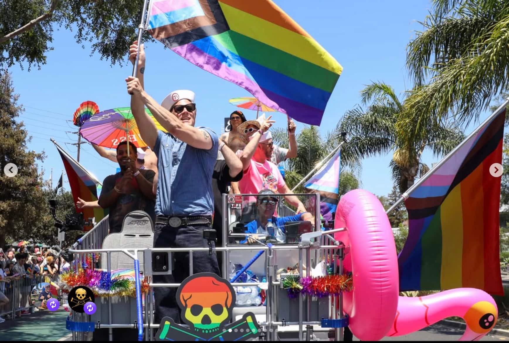 Image principale de l'article Les gars de Jackass ont défilé pour la fierté