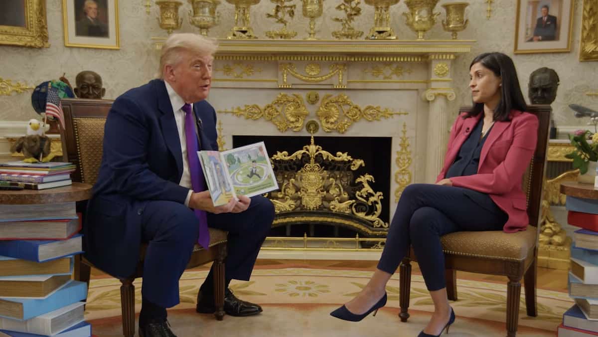 Guest on a children’s podcast, Trump mocks American presidents Guest on a children’s podcast, Trump mocks American presidents