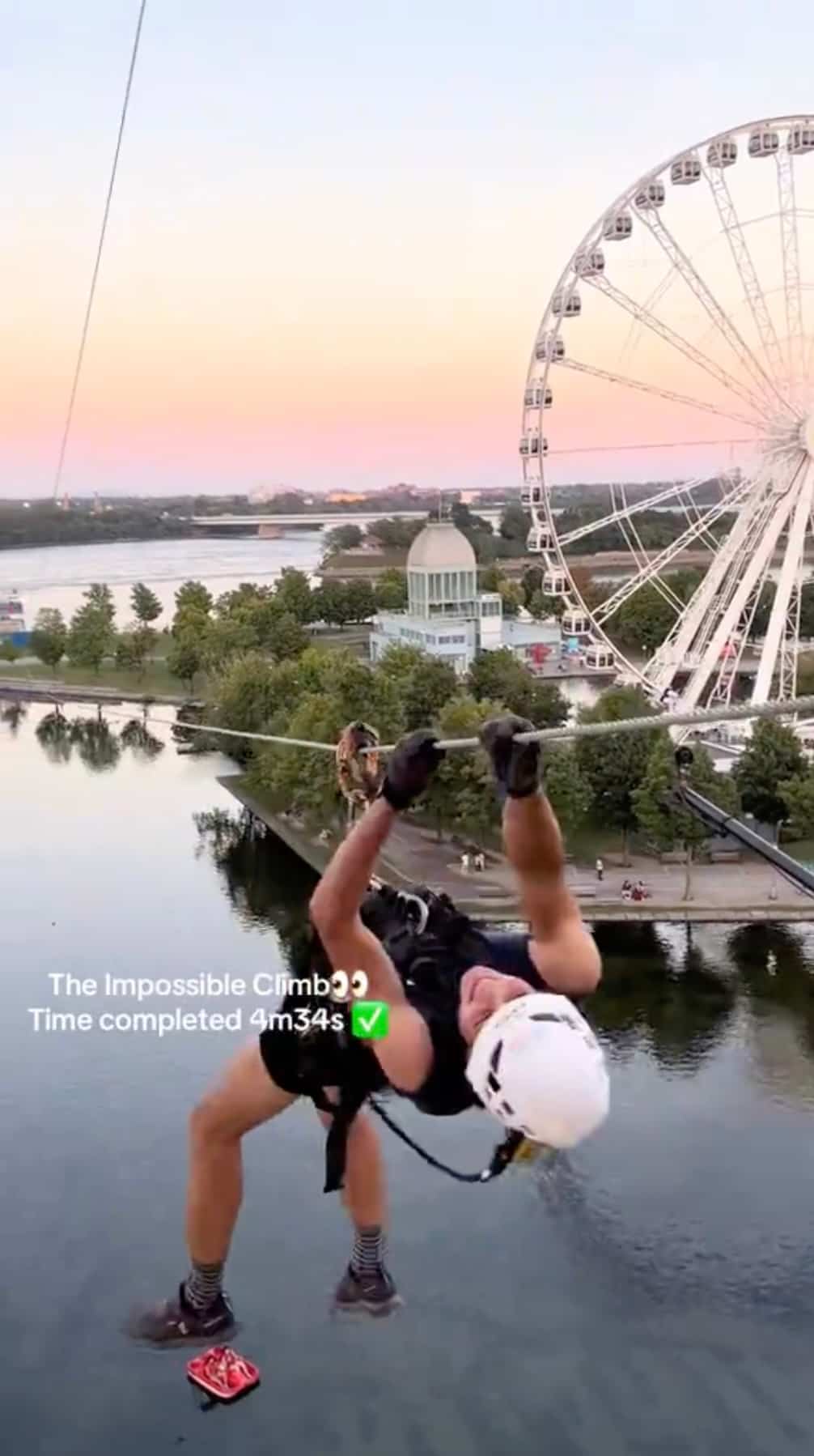 [VIDÉO] «Compagnie prise en otage»: un influenceur poursuivi pour un faux accident viral sur une tyrolienne de Montréal