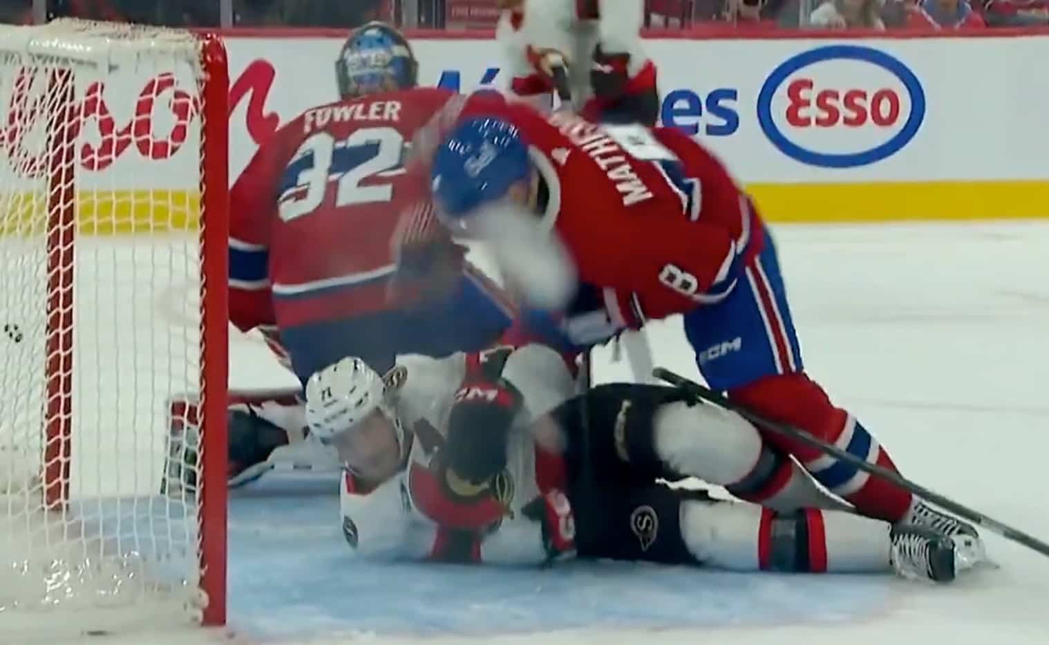 Mike Matheson s’en tire à bon compte pour son geste sur Ridly Greig