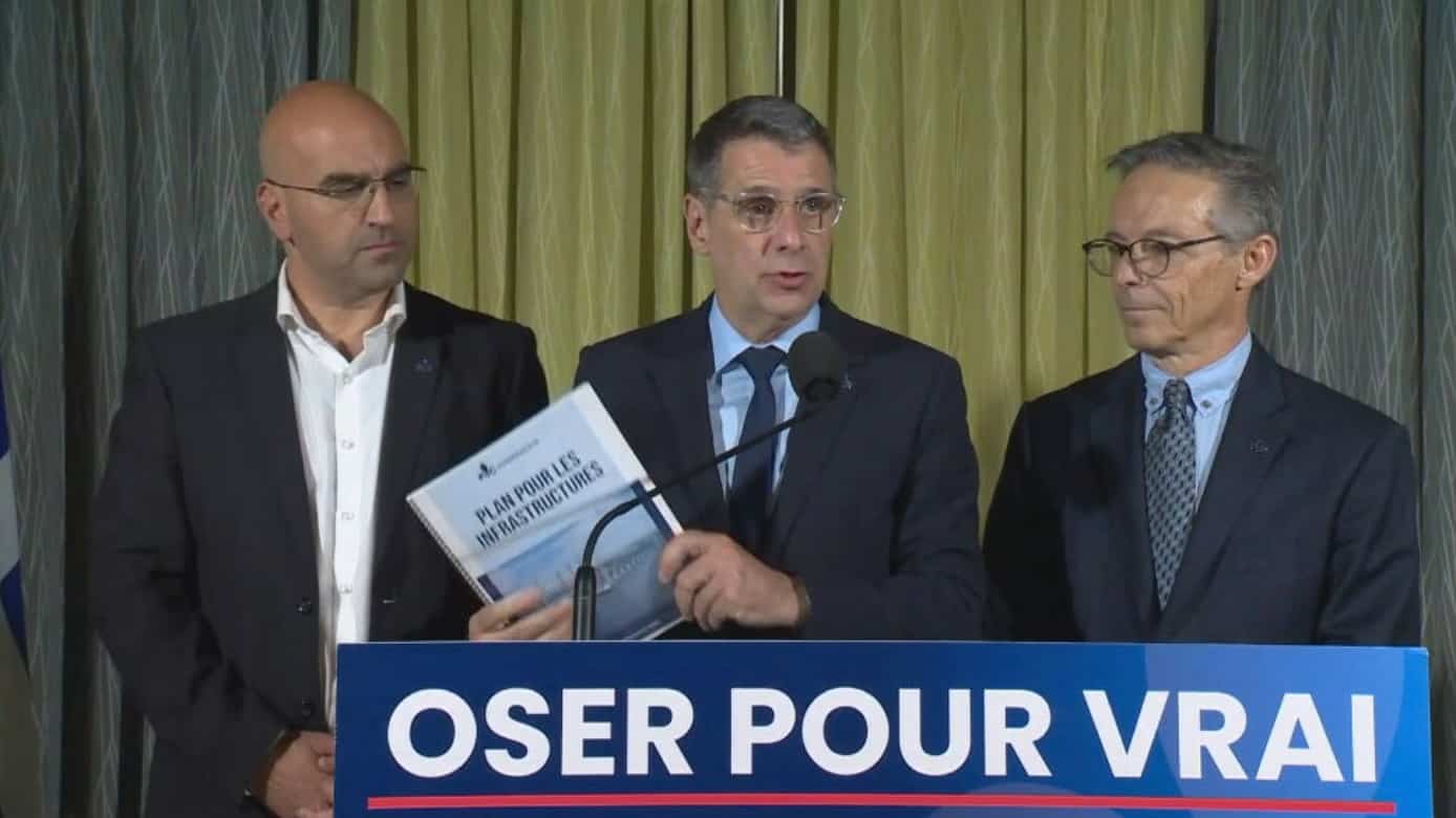 Le Parti conservateur du Québec n’ajouterait pas un sou pour le troisième lien dans le PQI
