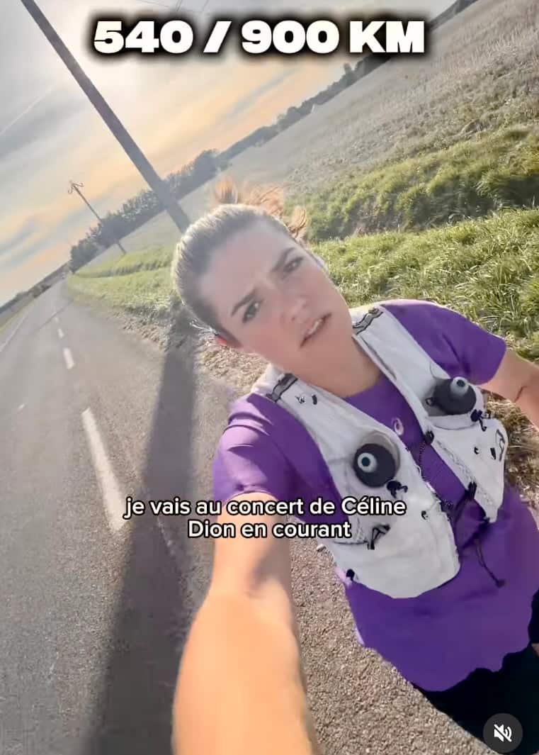 Une influenceuse française court 922 kilomètres pour voir Céline Dion à Paris