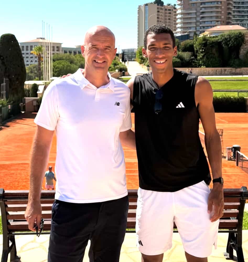 Les compliments du nouvel entraîneur de Félix Auger-Aliassime à son protégé, qu'il veut aider «à devenir encore plus fort»
