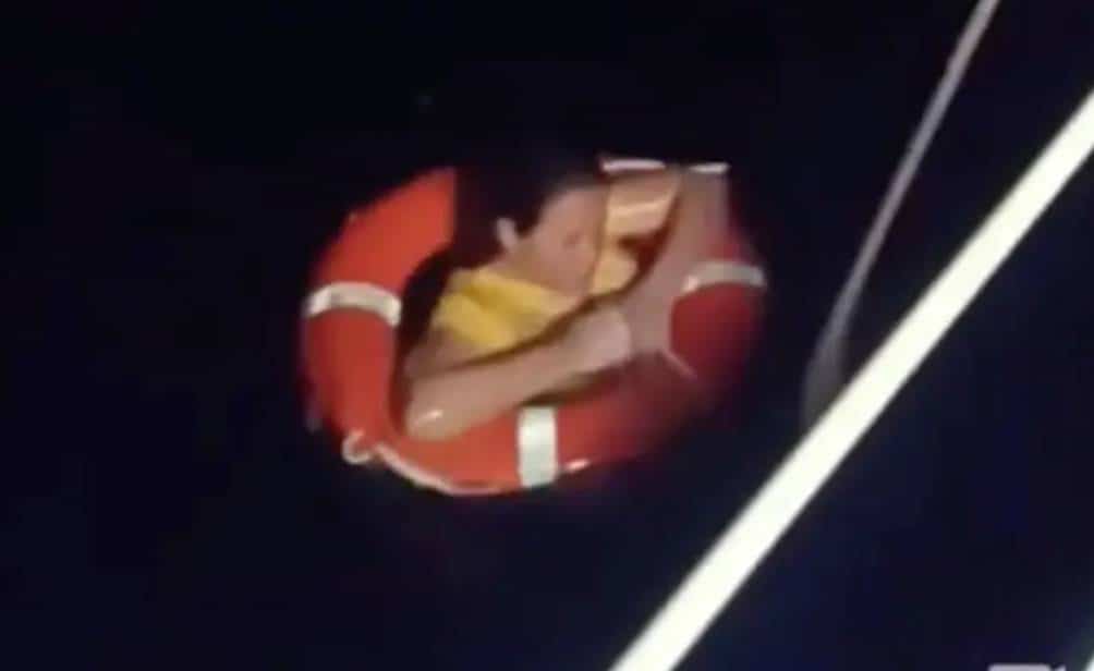 Tombée d'un navire de croisière: une femme secourue, 20 heures plus tard