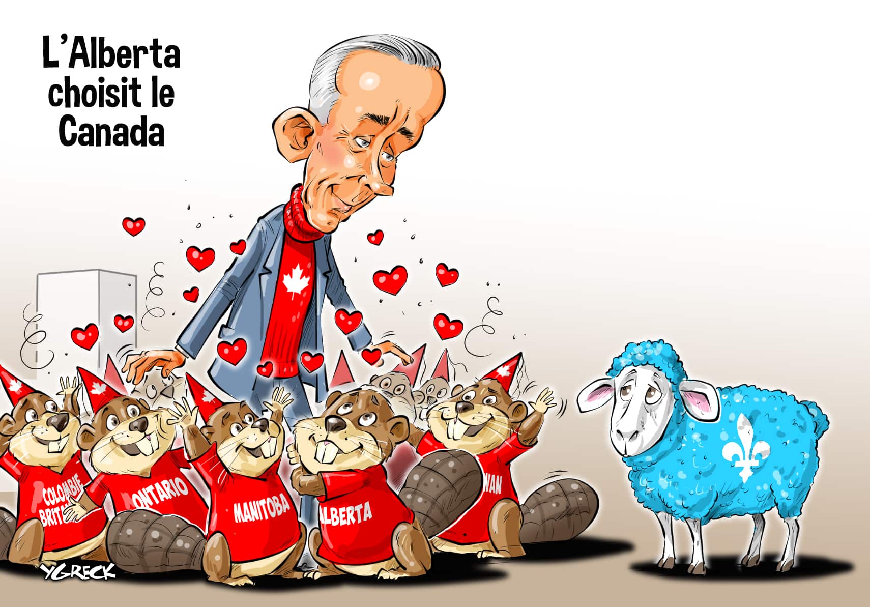 La caricature d’Ygreck