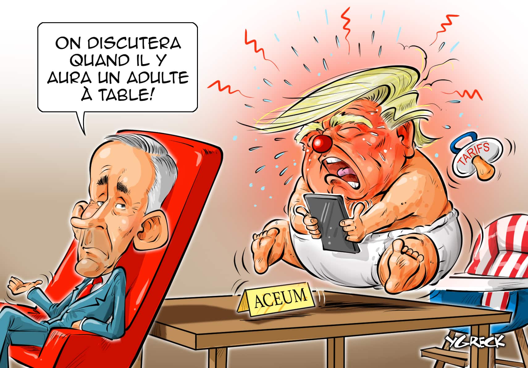 La caricature d’Ygreck