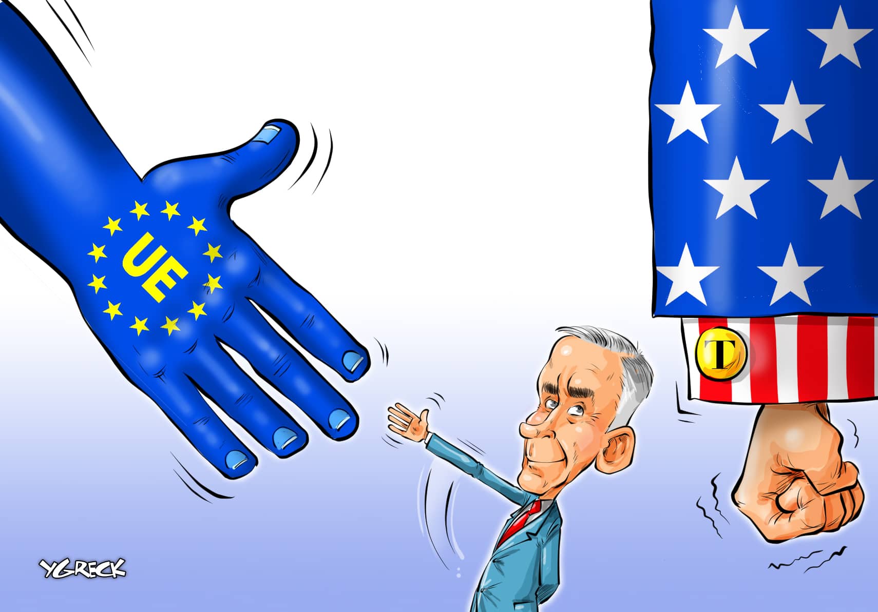 La caricature d’Ygreck