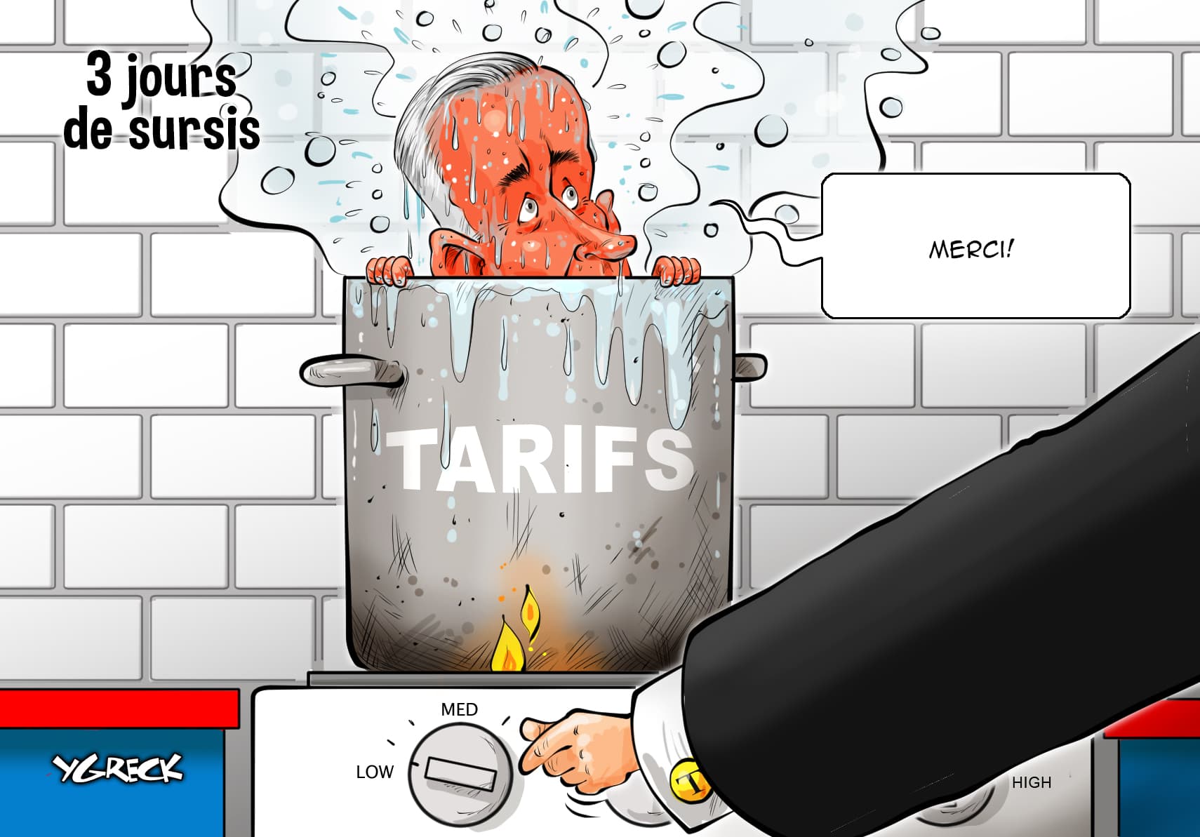 La caricature d’Ygreck