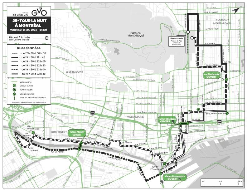 Tour de l’Île de Montréal: automobilistes, planifiez vos déplacements | JDM