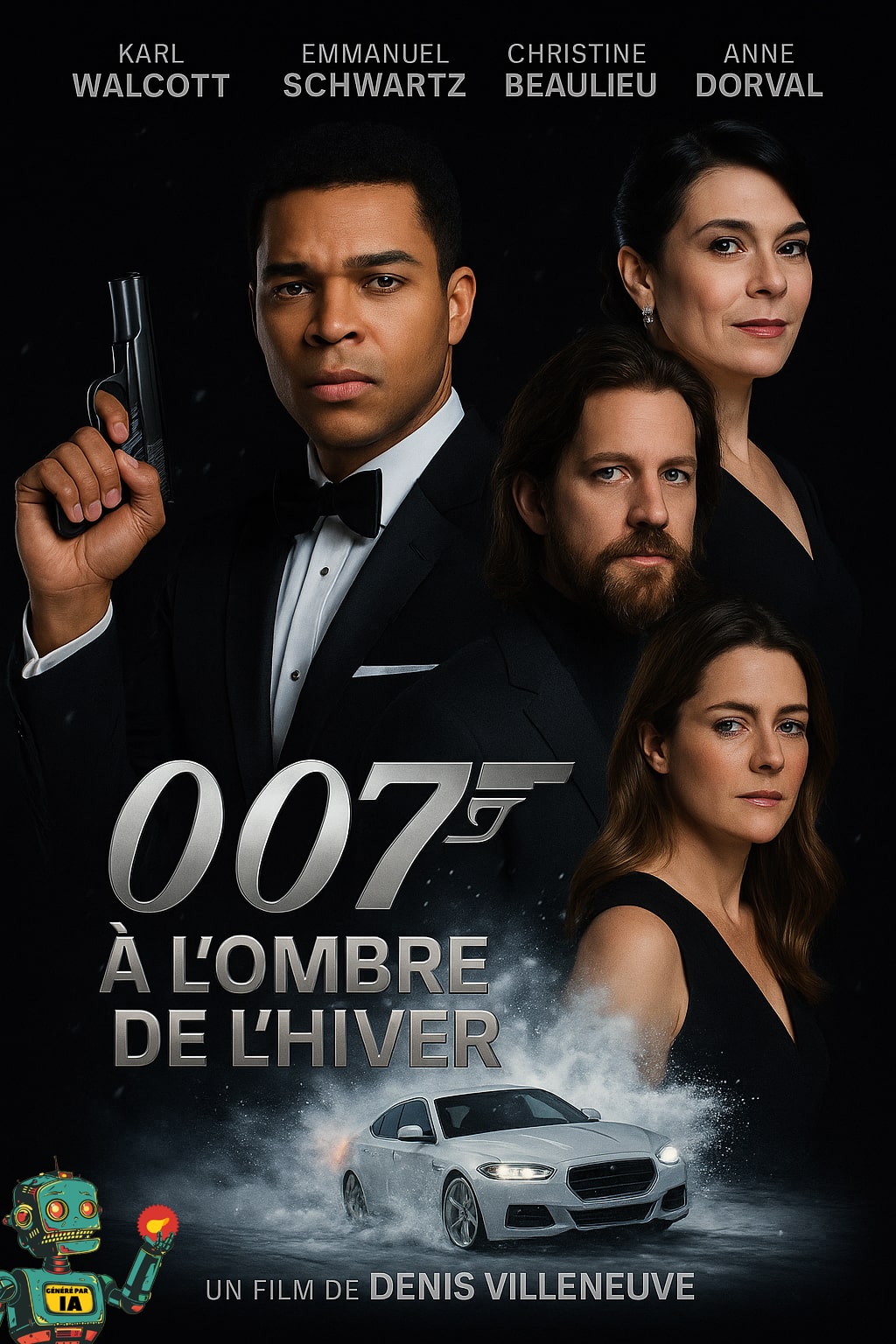 Image principale de l'article Un James Bond 100% québécois imaginé par ChatGPT