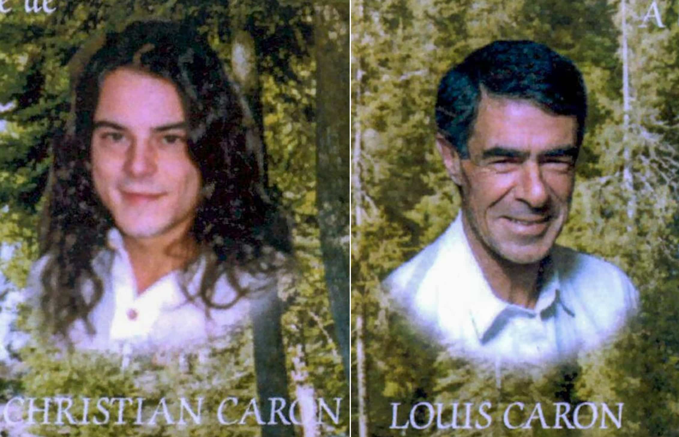 Christian Caron et Louis Caron ont été tués par Steeve Racine à Saint-Félix-de-Valois, dans Lanaudière, le 21 août 2001.