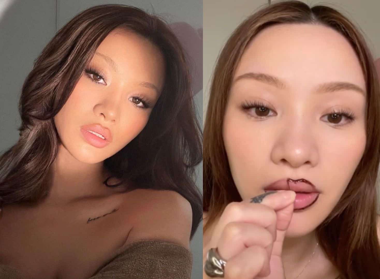 La teinture à sourcils remplace le crayon à lèvres