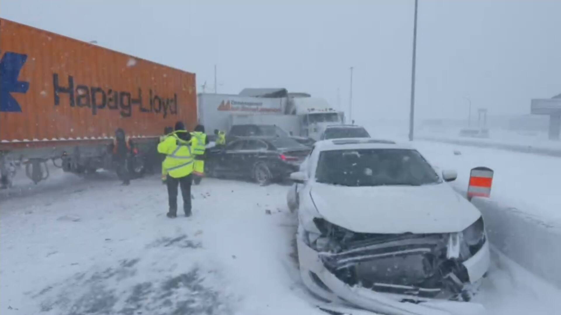 Quatre carambolages en l&rsquo;espace de 90 minutes sur la Rive-Sud