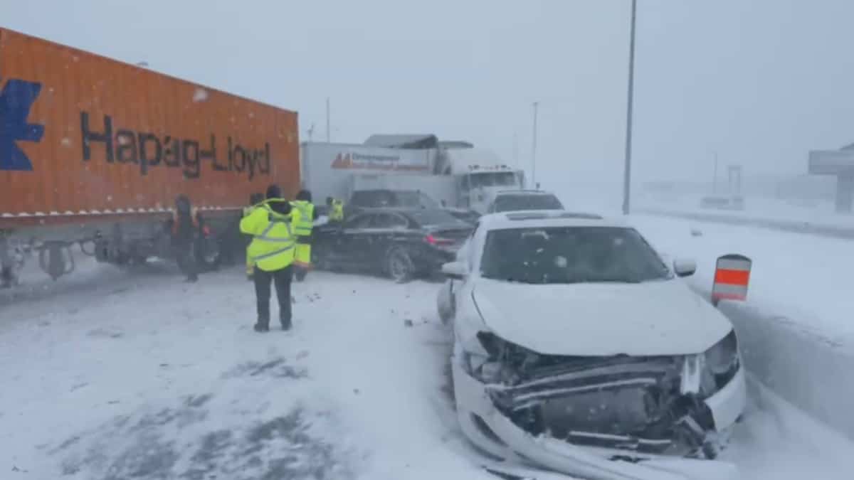 Quatre carambolages en l’espace de 90 minutes sur la Rive-Sud