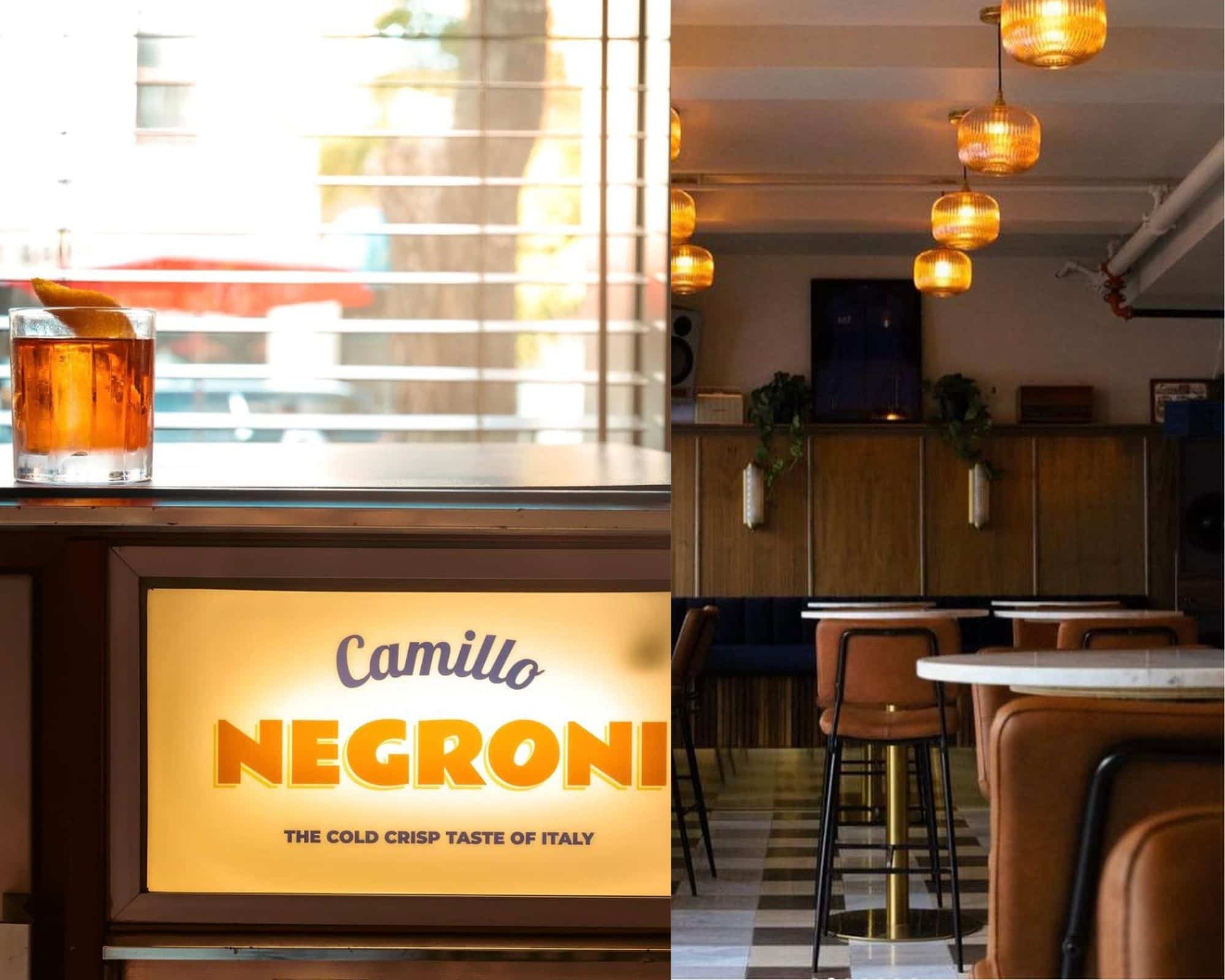 Ce bar a une machine distributrice à Negroni