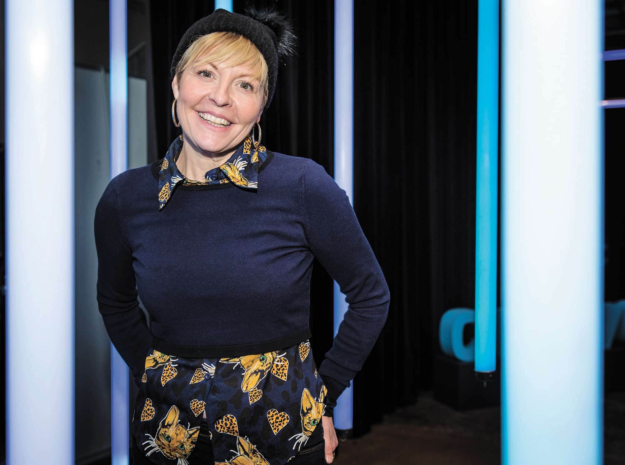 Marie-Chantal Perron confectionne des masques