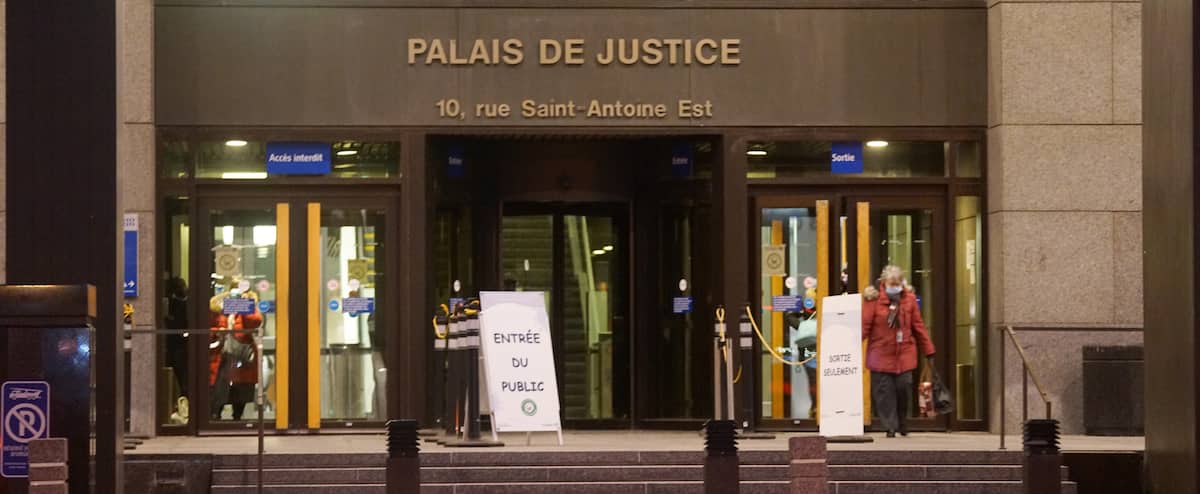 Une juge attaquée à l’extérieur du palais de justice de Montréal