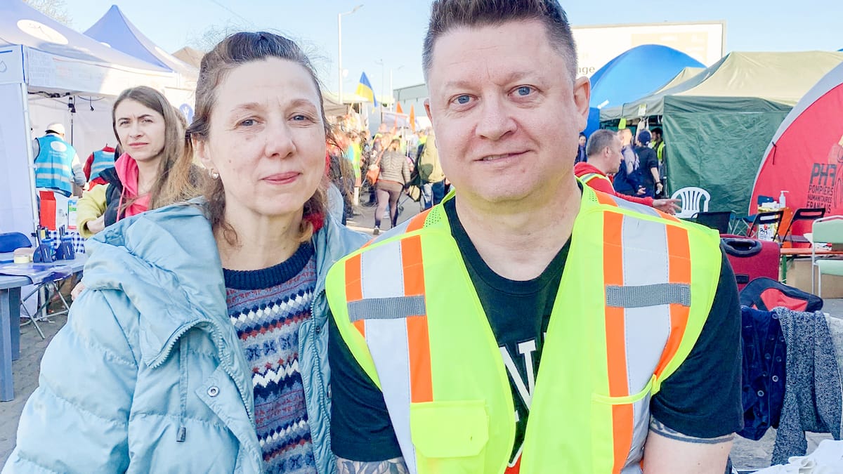 Guerre en Ukraine: un «héros» avec son panier d'épicerie