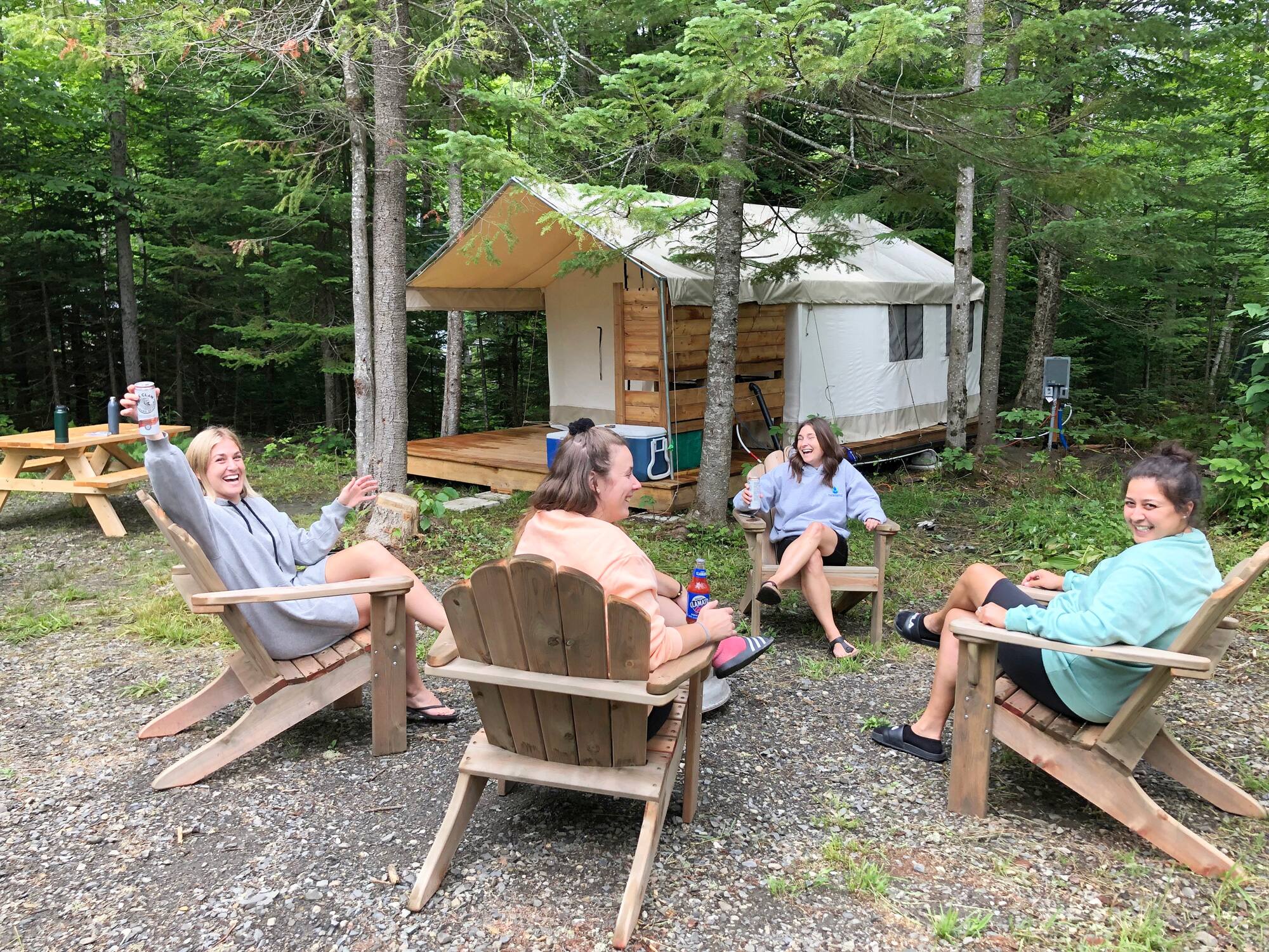 Changer d&rsquo;air: des tentes &eacute;quip&eacute;es &agrave; louer dans les Cantons-de-l&rsquo;Est