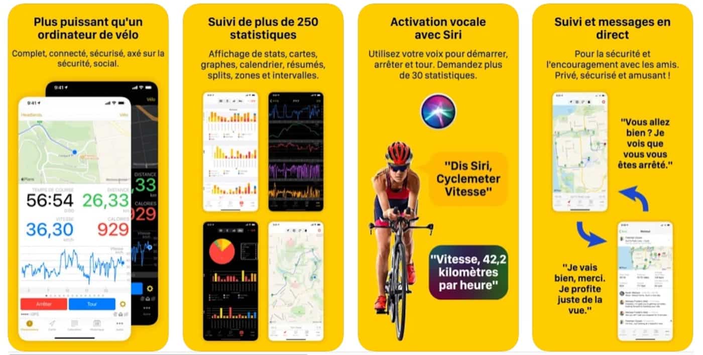 Measuring Cyclemeter Mesurez vos performances à vélo avec Cyclemeter | JDM