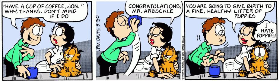 Image principale de l'article Une blague laisse les fans de Garfield perplexes