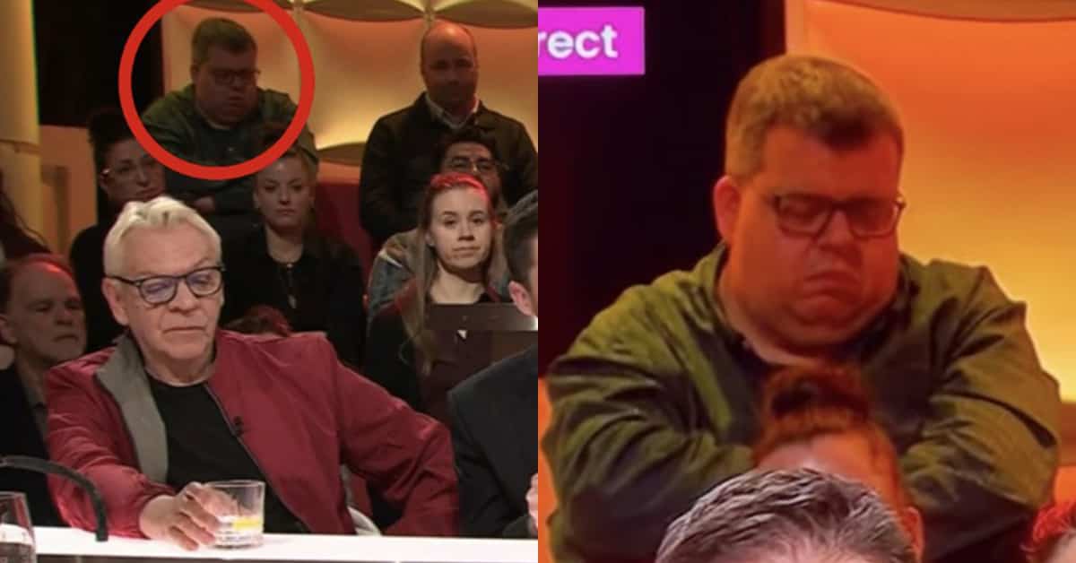 Un monsieur s’endort ben raide dans le public de «Tout le monde en parle»