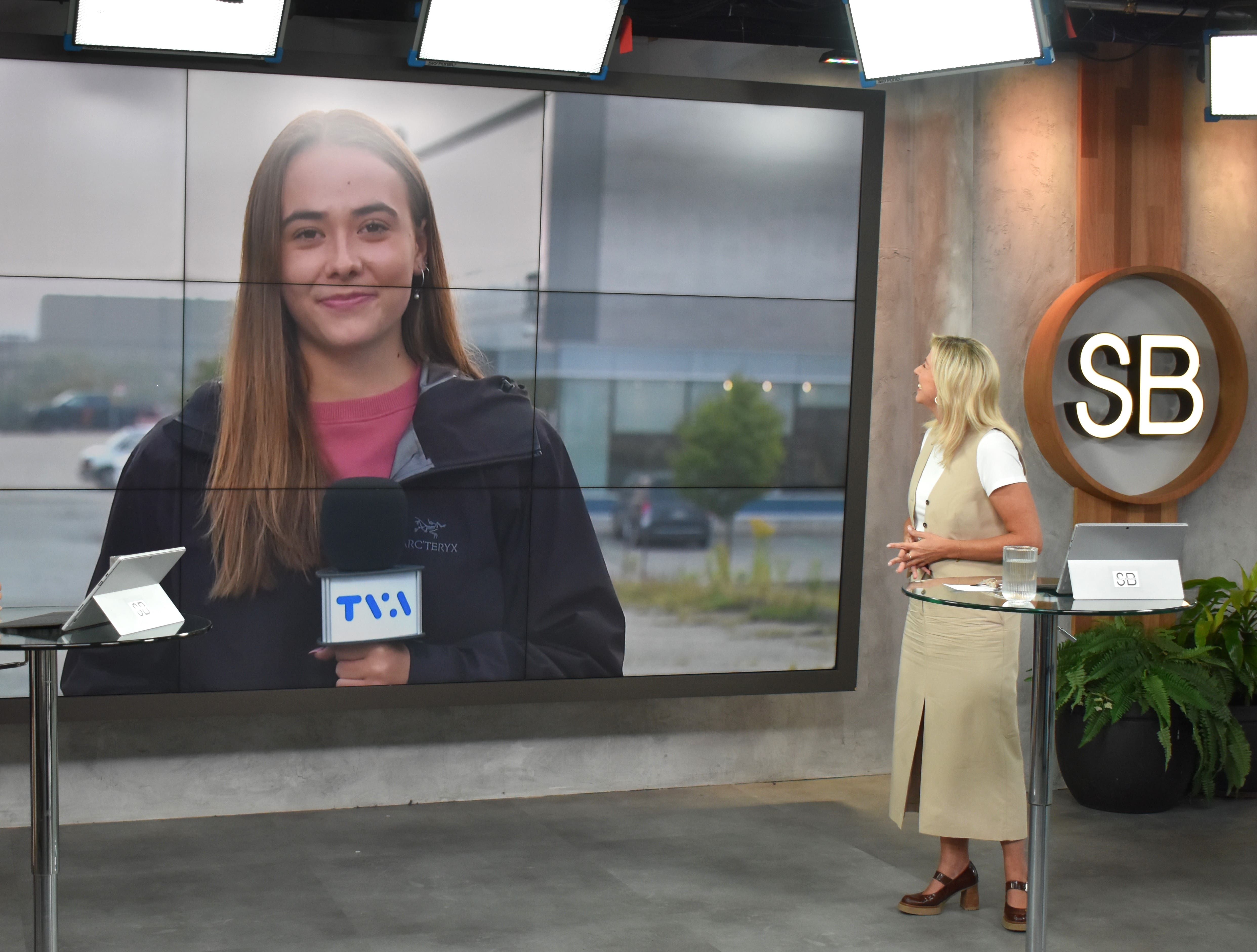 Elle partage un moment de complicité avec sa fille