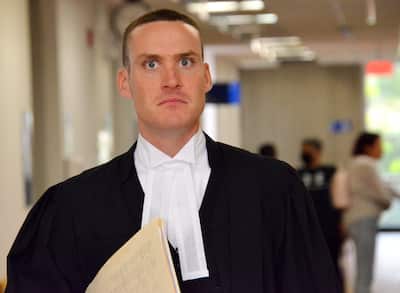 The man reluctantly pulled the child away