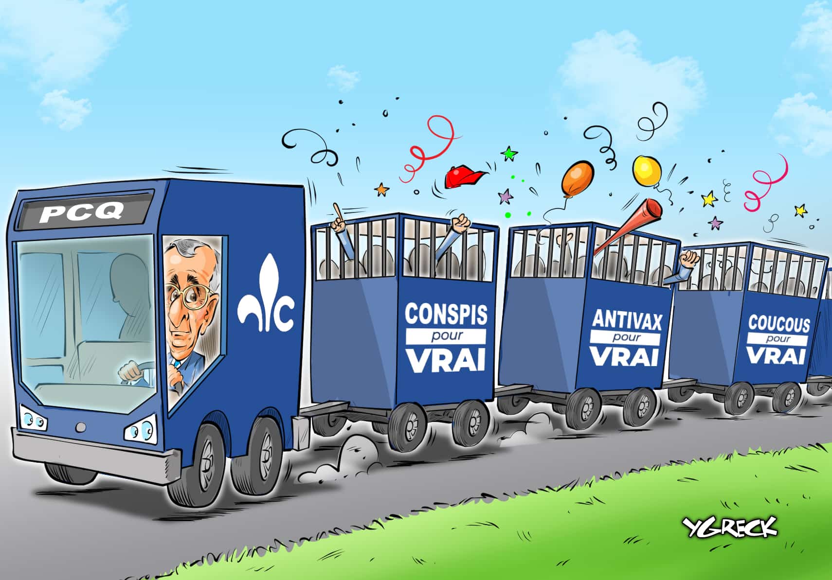 La caricature d’Ygreck