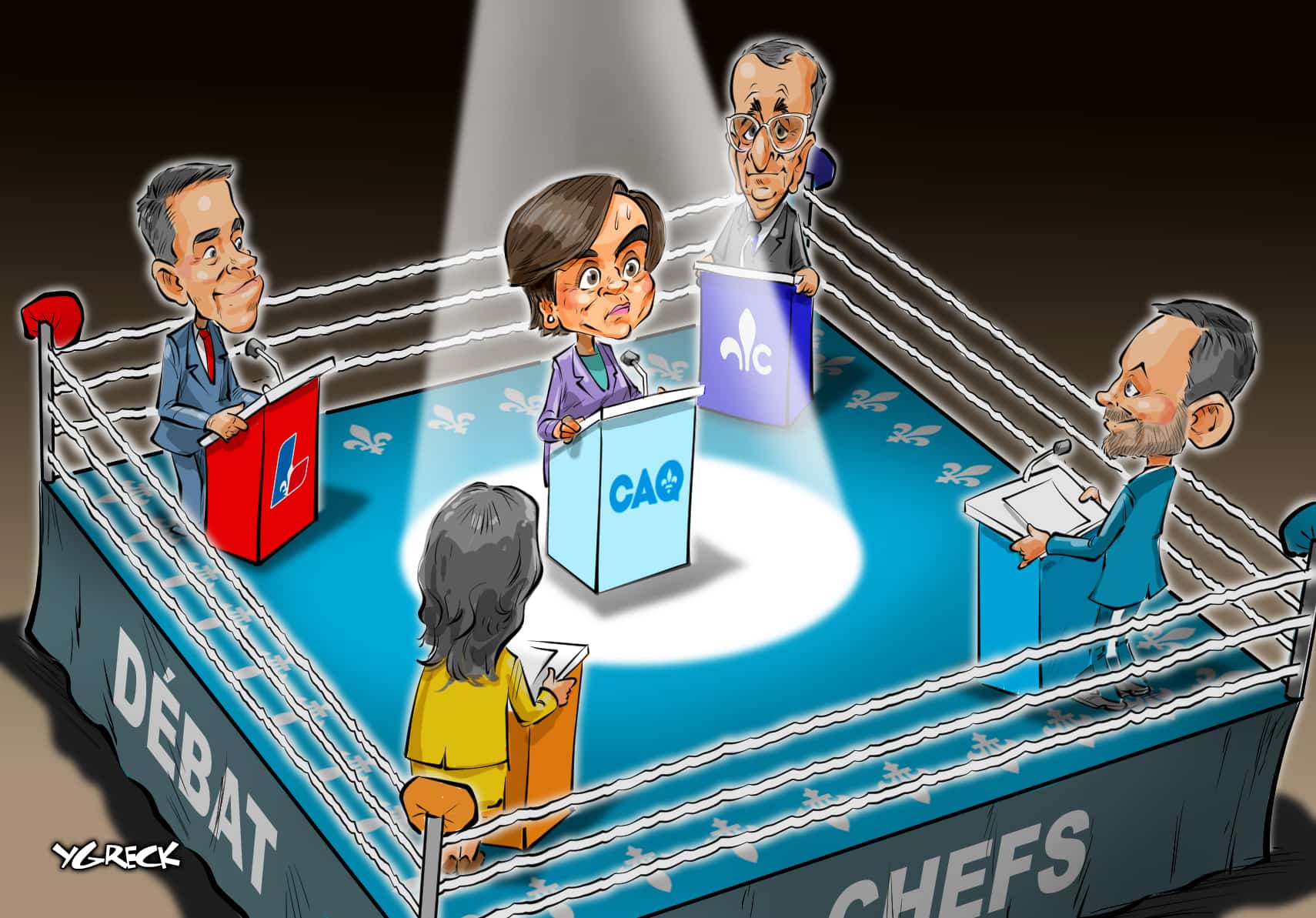 La caricature d’Ygreck