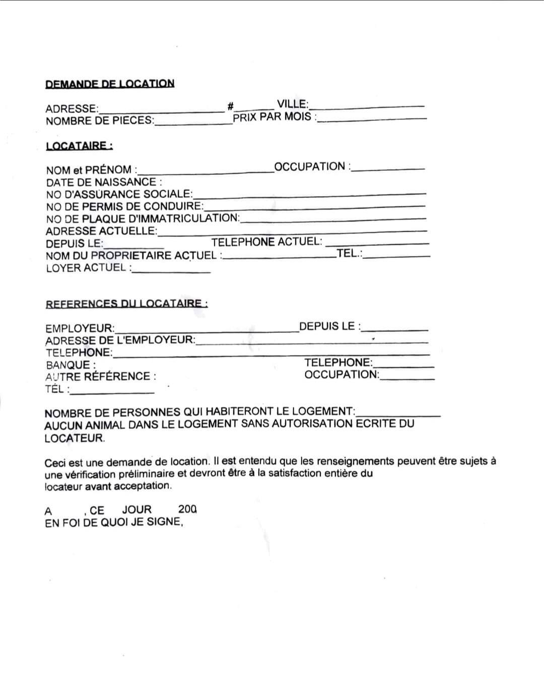 Voici ce qu’un propriétaire peut vous demander (ou pas) lors d’une