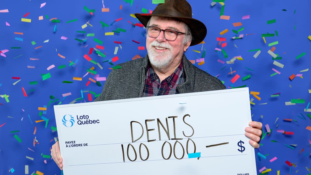 Un cadeau de Noël: il retrouve son billet gagnant de 100 000 $ du Loto 6/49