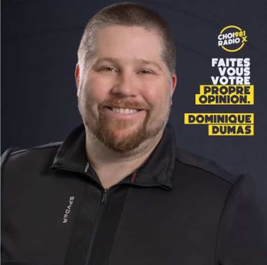 L'ex-animateur de radio Dominique Dumas.