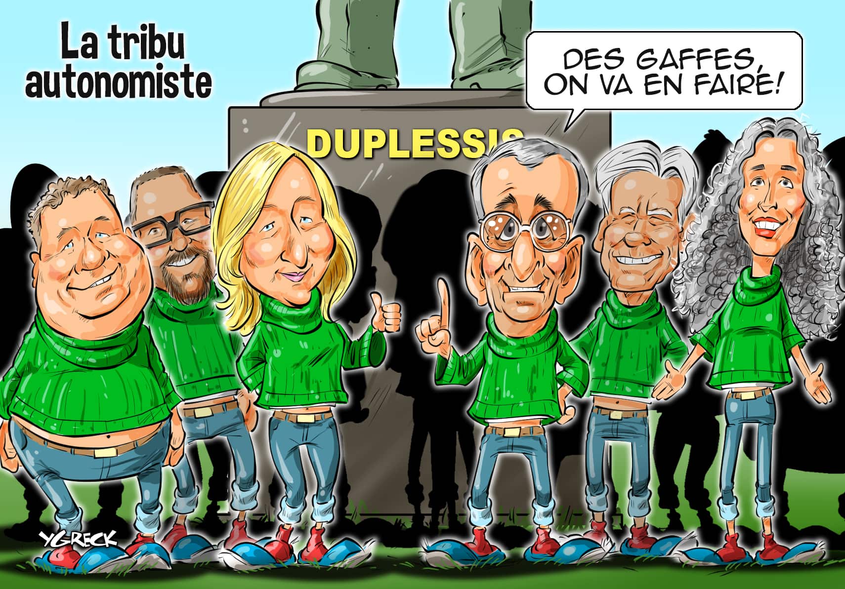 La caricature d’Ygreck