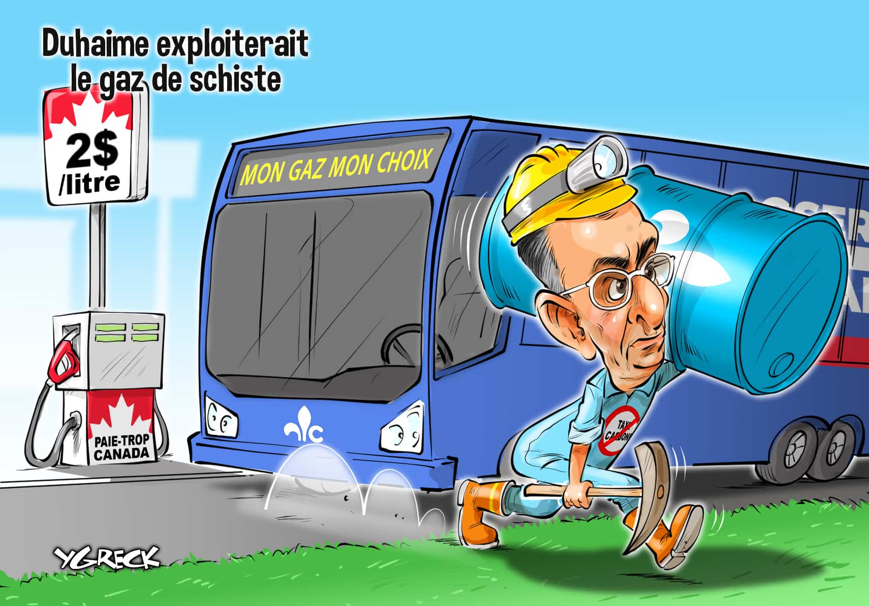 La caricature d’Ygreck