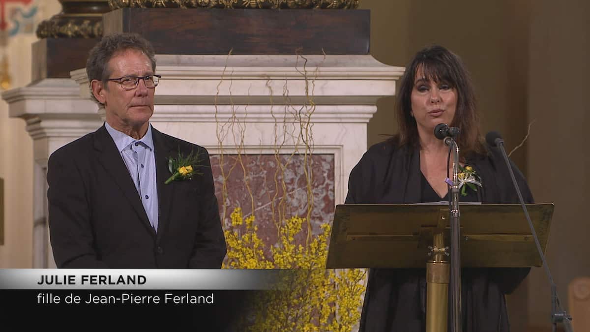 Funérailles nationales: les enfants de Jean-Pierre Ferland livrent un ...