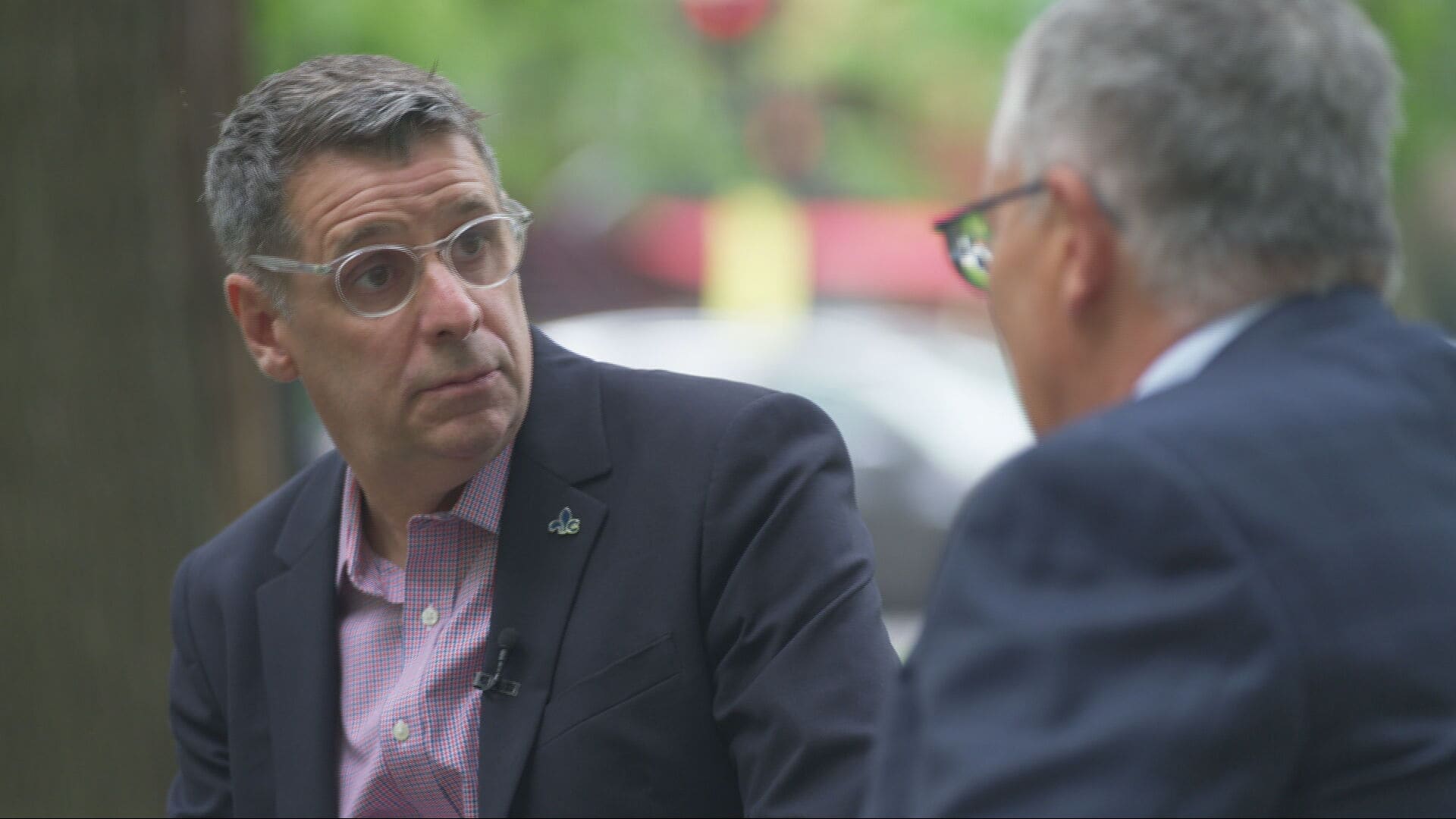 Éric Duhaime, chef du Parti conservateur du Québec, en entrevue avec Paul Larocque, 25 août 2026